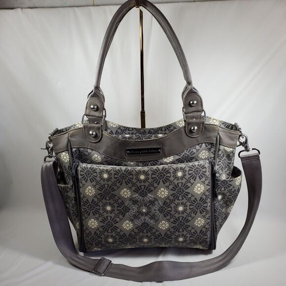 Petunia Pickle Bottom Large Satchel Diaper Bag With Changing Pad - Picture 1 of 10
